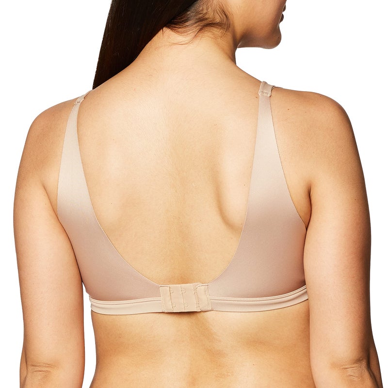 Warner's Women's No Side Effects Underarm and Back-Smoothing Comfort Wireless Lightly Lined T-Shirt Bra Ra2231a, Toasted Almond, Small - Image 3